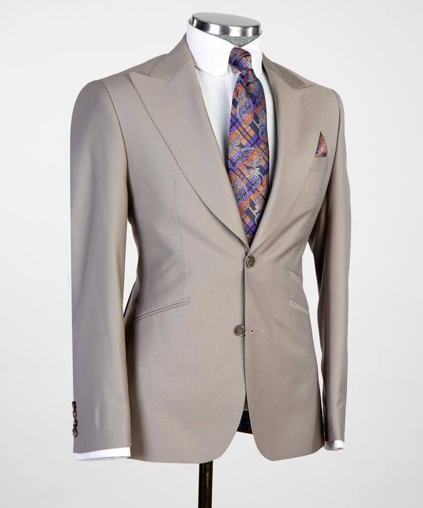 3 pièces pour hommes, boutonnage simple, pierre, costume, revers en pointe, idéal pour les dîners, mariage, bal, SV3