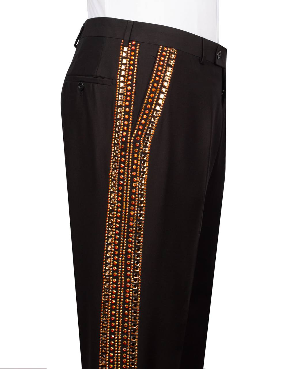 Black Tuxedo,3 Piece, Gold Beaded Blazer