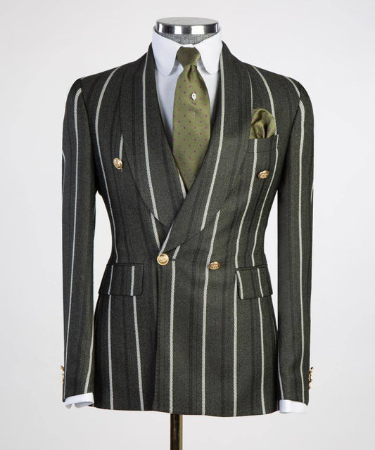 Men's Suit ,2 Piece Stripe Design