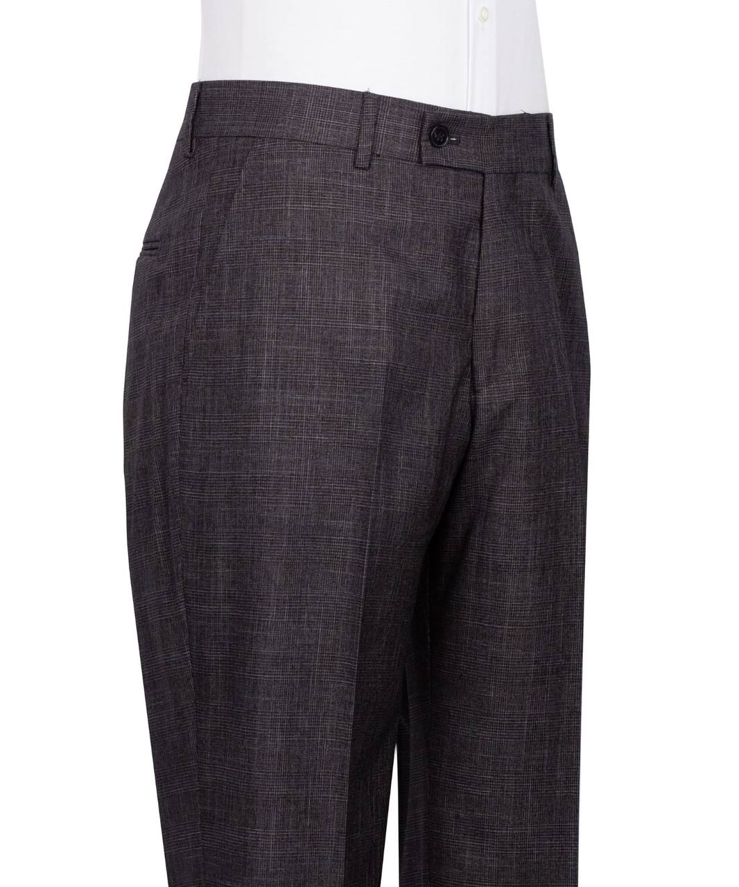 Classic 3-Piece Grey Checkered Suit