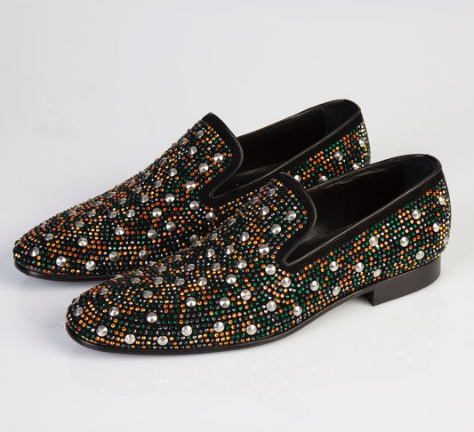 Black Sparkling Dress Shoes