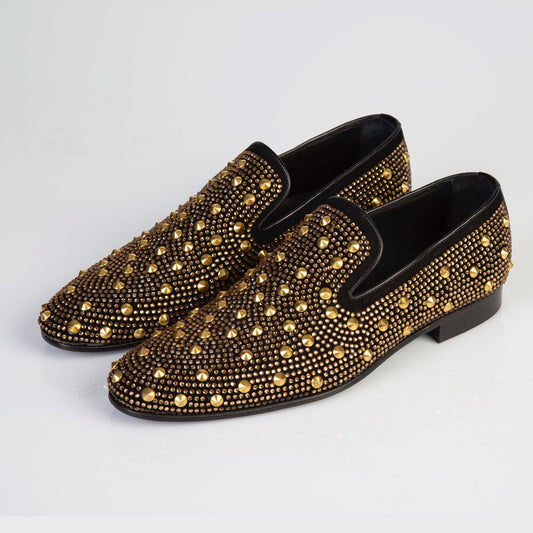 Black Sparkling Dress Shoes