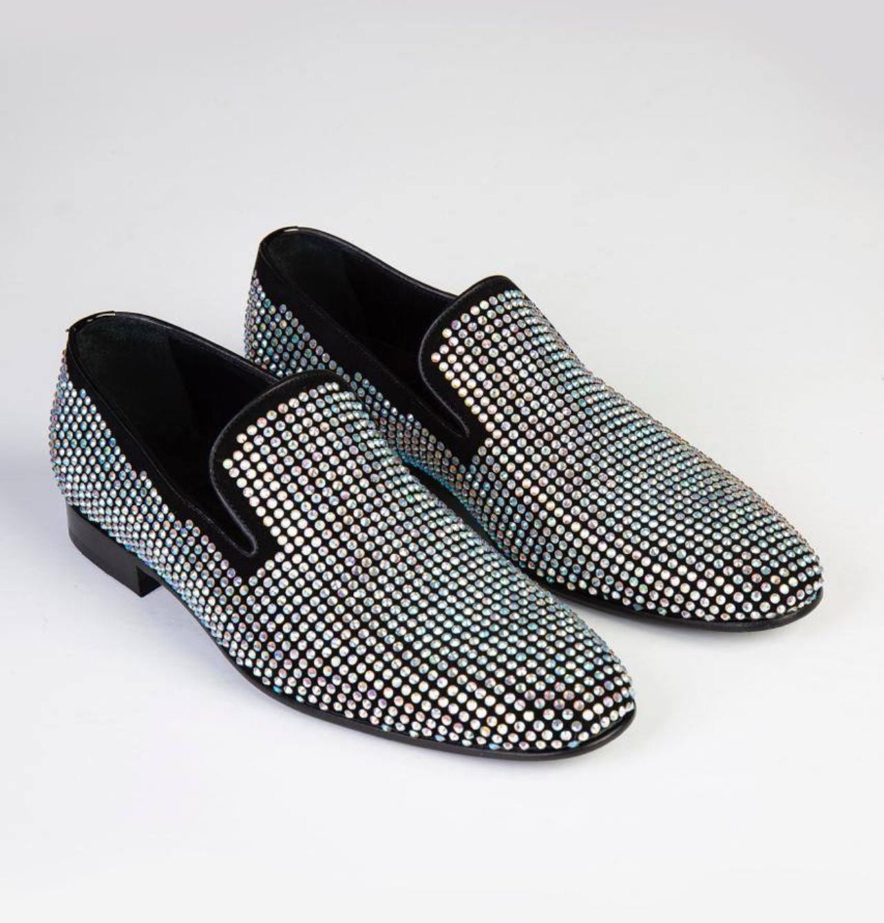 Black Sparkling Dress Shoes