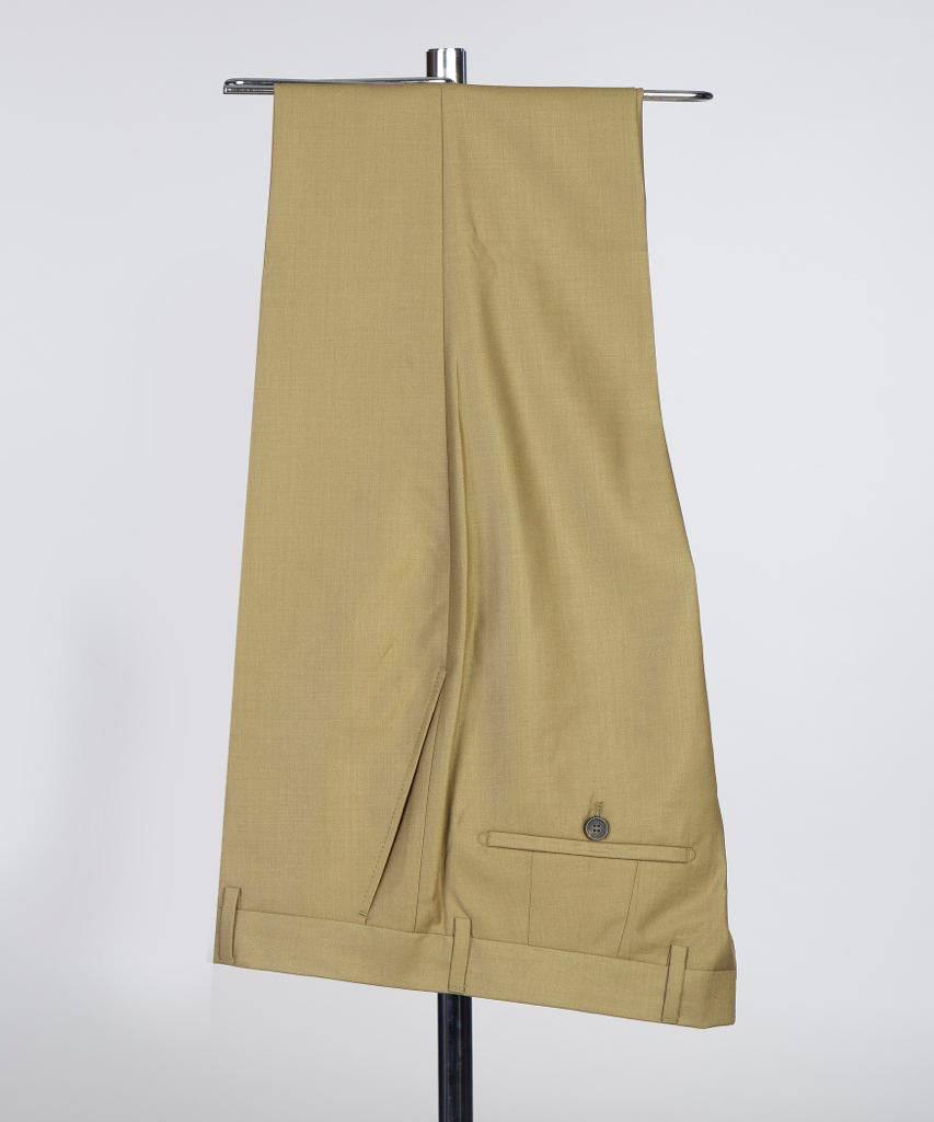 Costume croisé, 2 pièces, olive, design châle, idéal pour toutes les occasions...