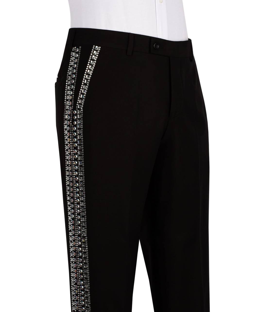 Black Tuxedo,3 Piece, Silver Beaded Blazer