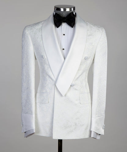 Belted White Tuxedo
