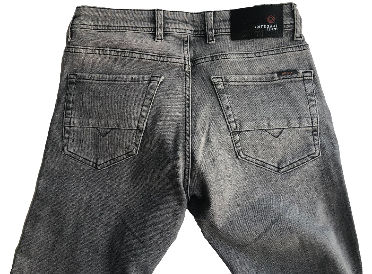 Men's Slim Fit JEANS, Comfortable Cotton Black/Grey 7283