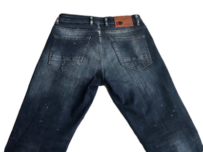 Slim Fit Men's Jeans 7369 Blue Cotton