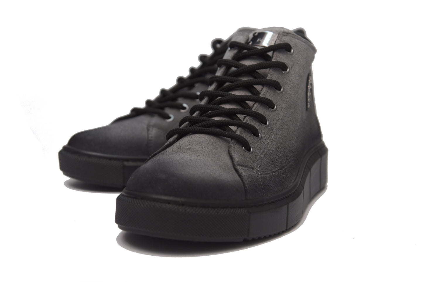 Bottes pour hommes, décontractées faites à la main, cuir véritable, daim, 9253 gris