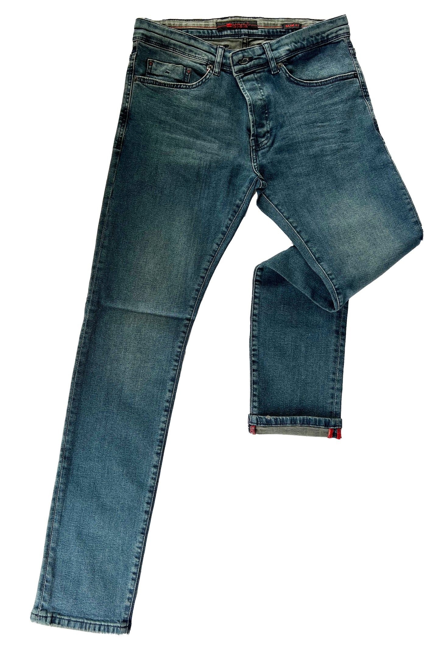Men's Slim Fit Comfortable Jeans, Trousers- Corby