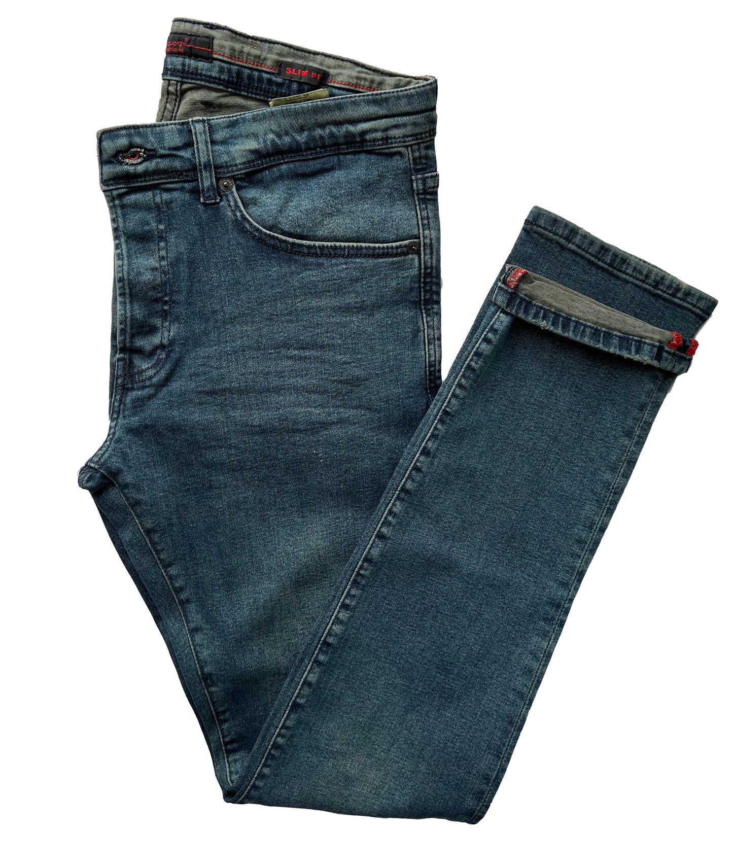 Men's Slim Fit Comfortable Jeans, Trousers- Corby