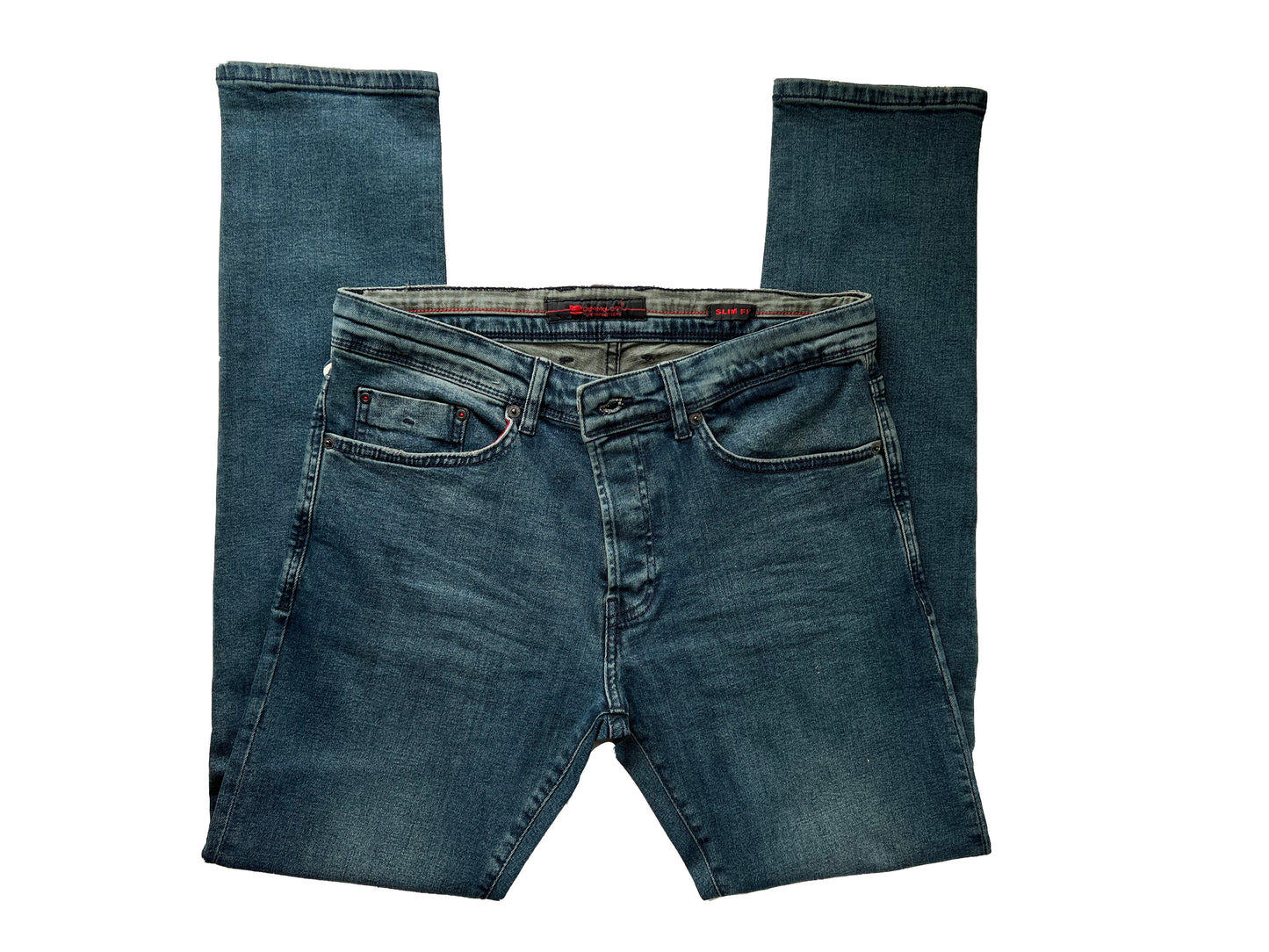 Men's Slim Fit Comfortable Jeans, Trousers- Corby