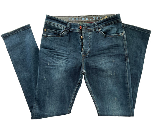 Men's Slim Fit Comfortable Jeans, Trousers- Hawick