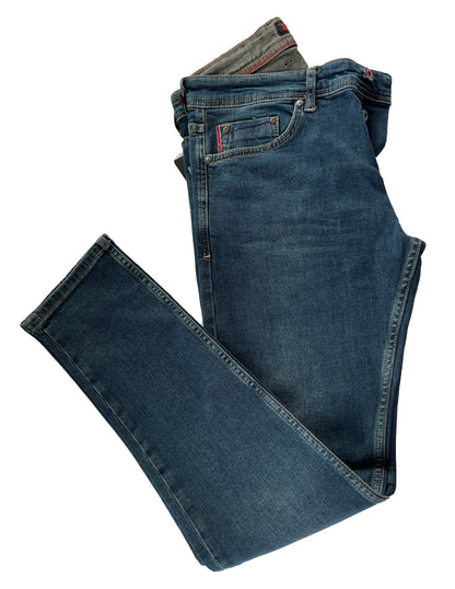 Men's Slim Fit Comfortable Jeans, Trousers- Hull