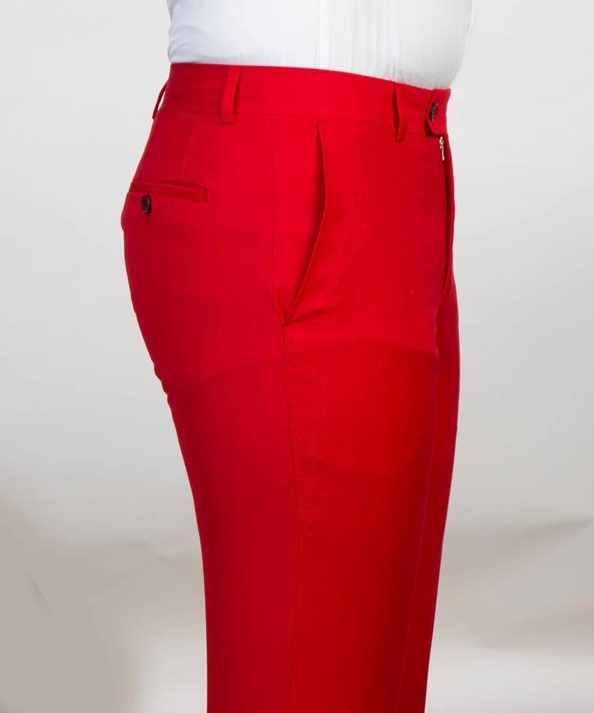 Costume pour homme, 2 pièces, double boutonnage, rouge, revers en pointe, conçu pour un look élégant, TPL