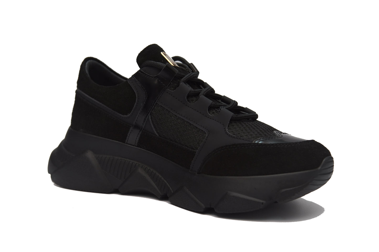 Casual fait à la main, cuir véritable en ligne, semelle légère chaussures pour hommes 12044 noir