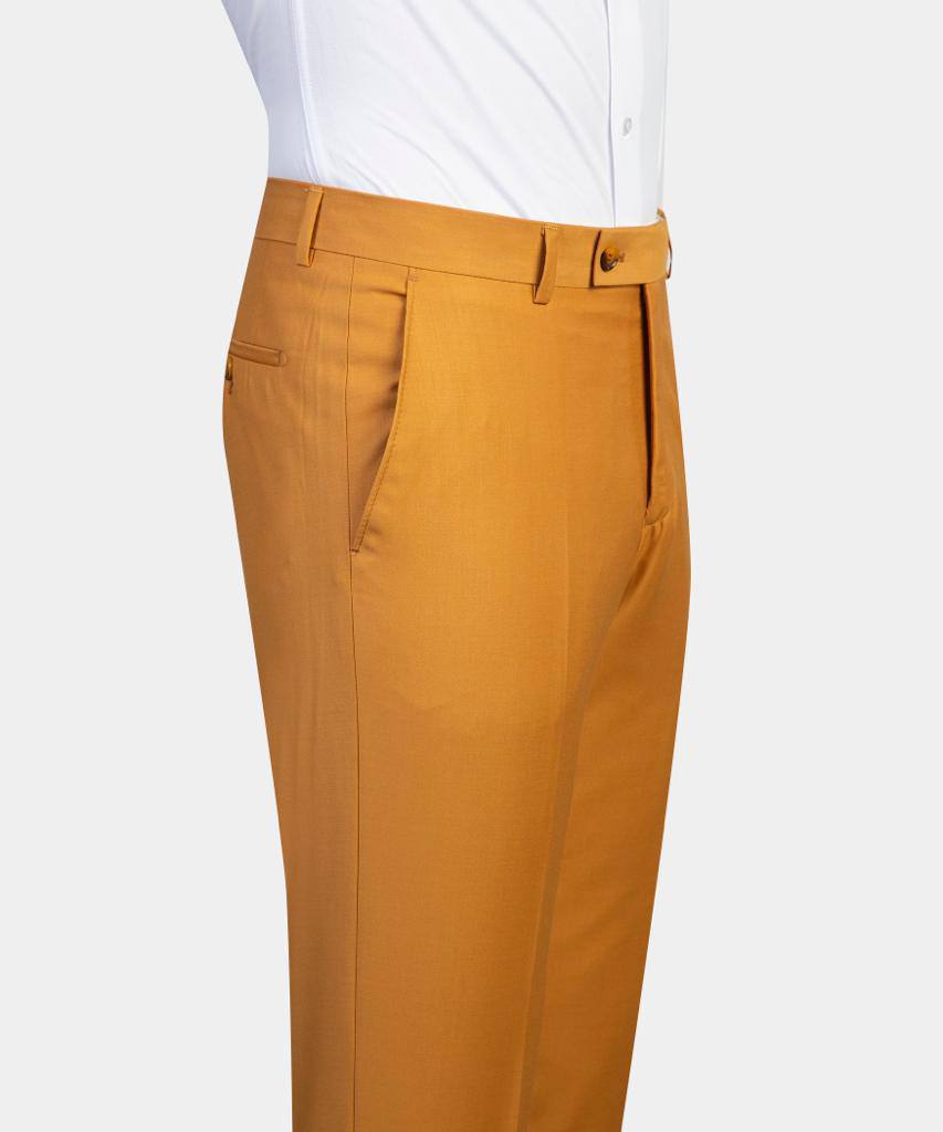 Men's 2 Piece Yellow Safari Suit