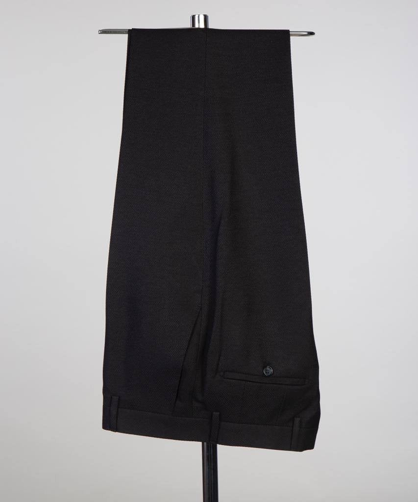 Smoking mit Schalkragen aus Satin in Schwarz