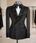 Black Tuxedo With Bead Design