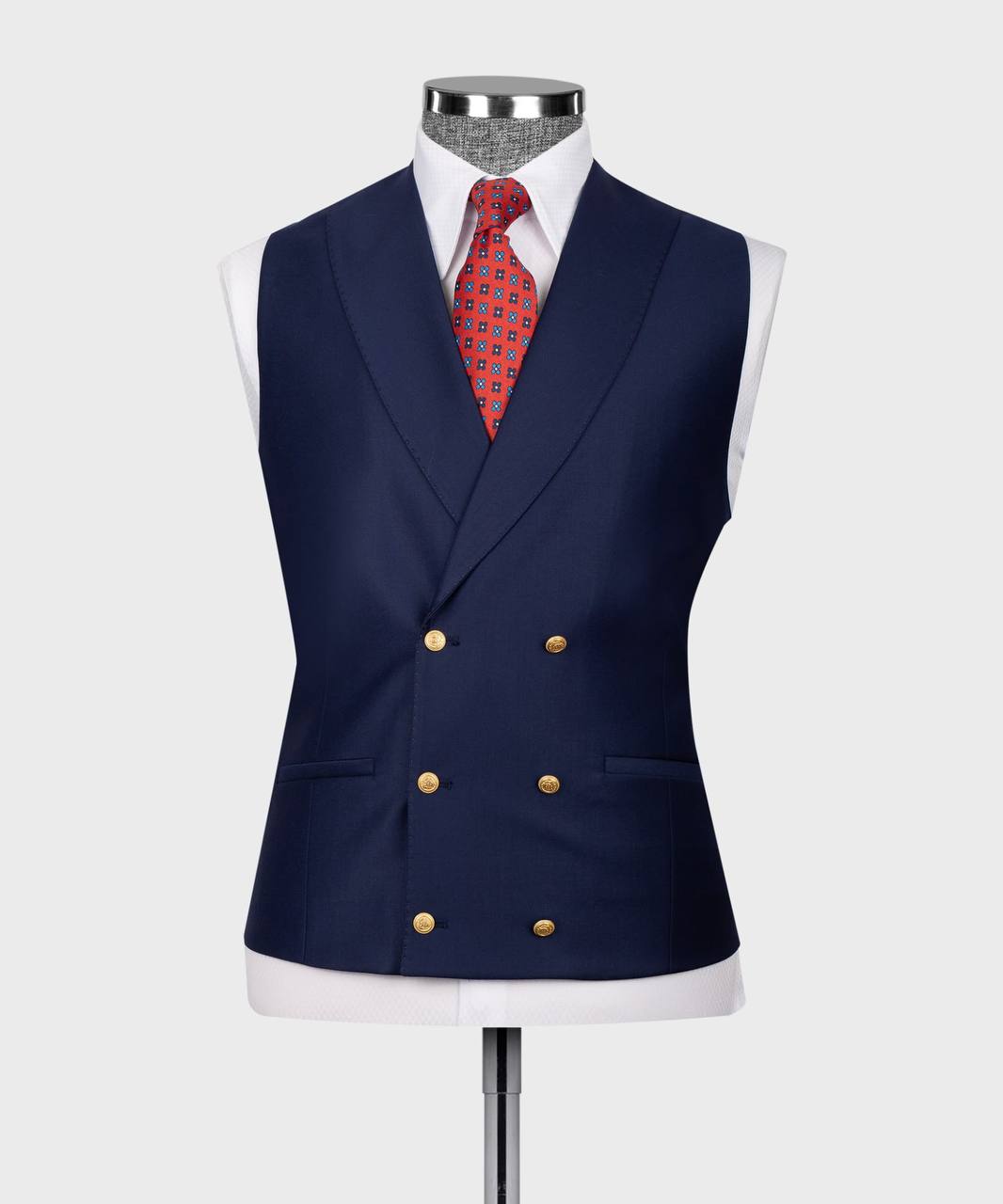 Herren Anzug-Set, 100 % Wolle, Marineblau