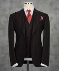 3-piece suit set, men's formal suit, brown wedding suit, classic tuxedo for men, prom suit, black event suit, peak lapel blazer, designer men's tuxedo.
