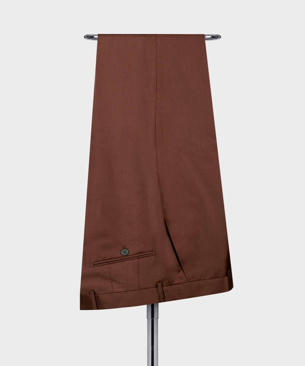 Herrenanzug-Set, 100 % Wolle, Braun