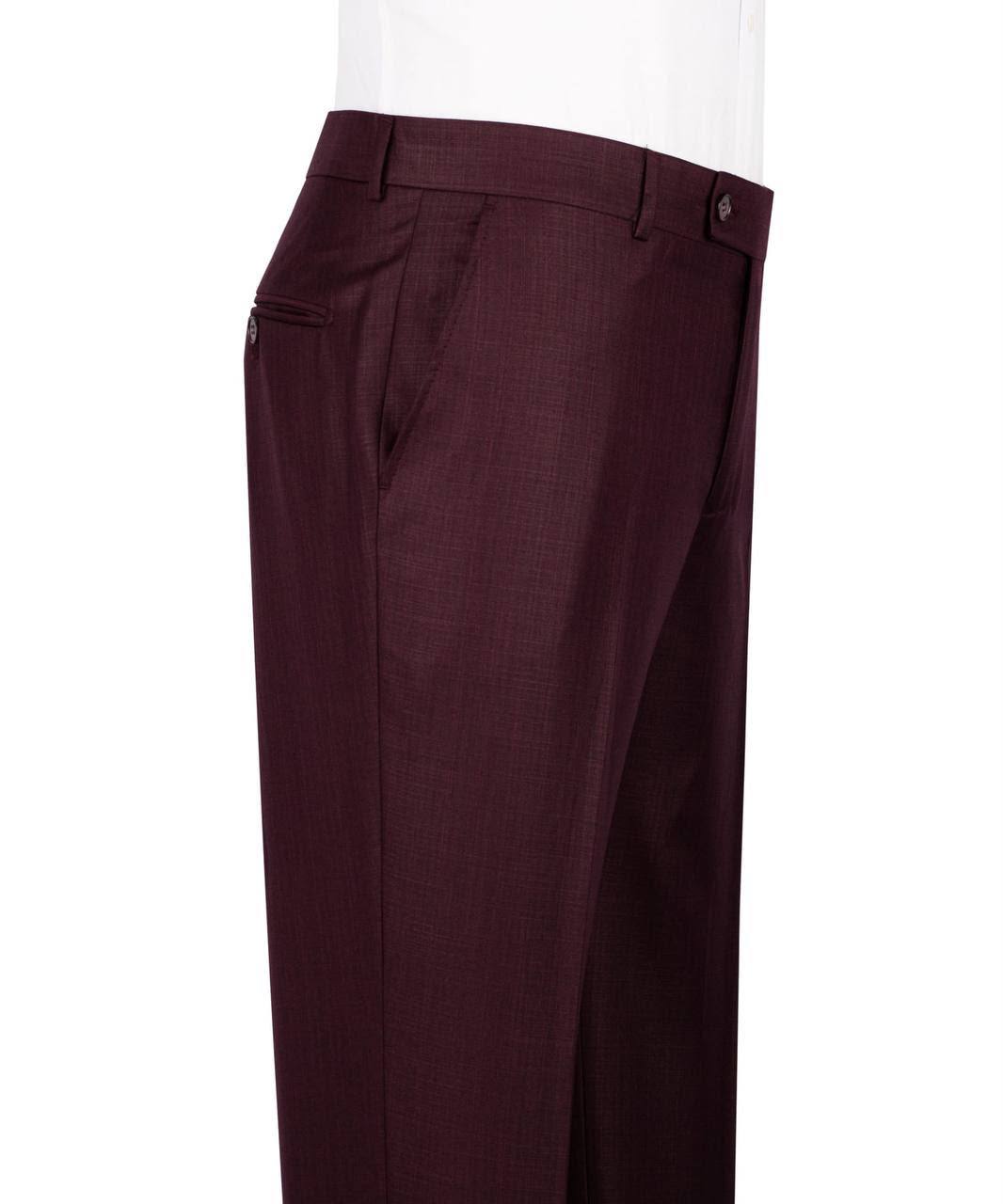 Classic 3-Piece Burgundy Suit Set for Men
