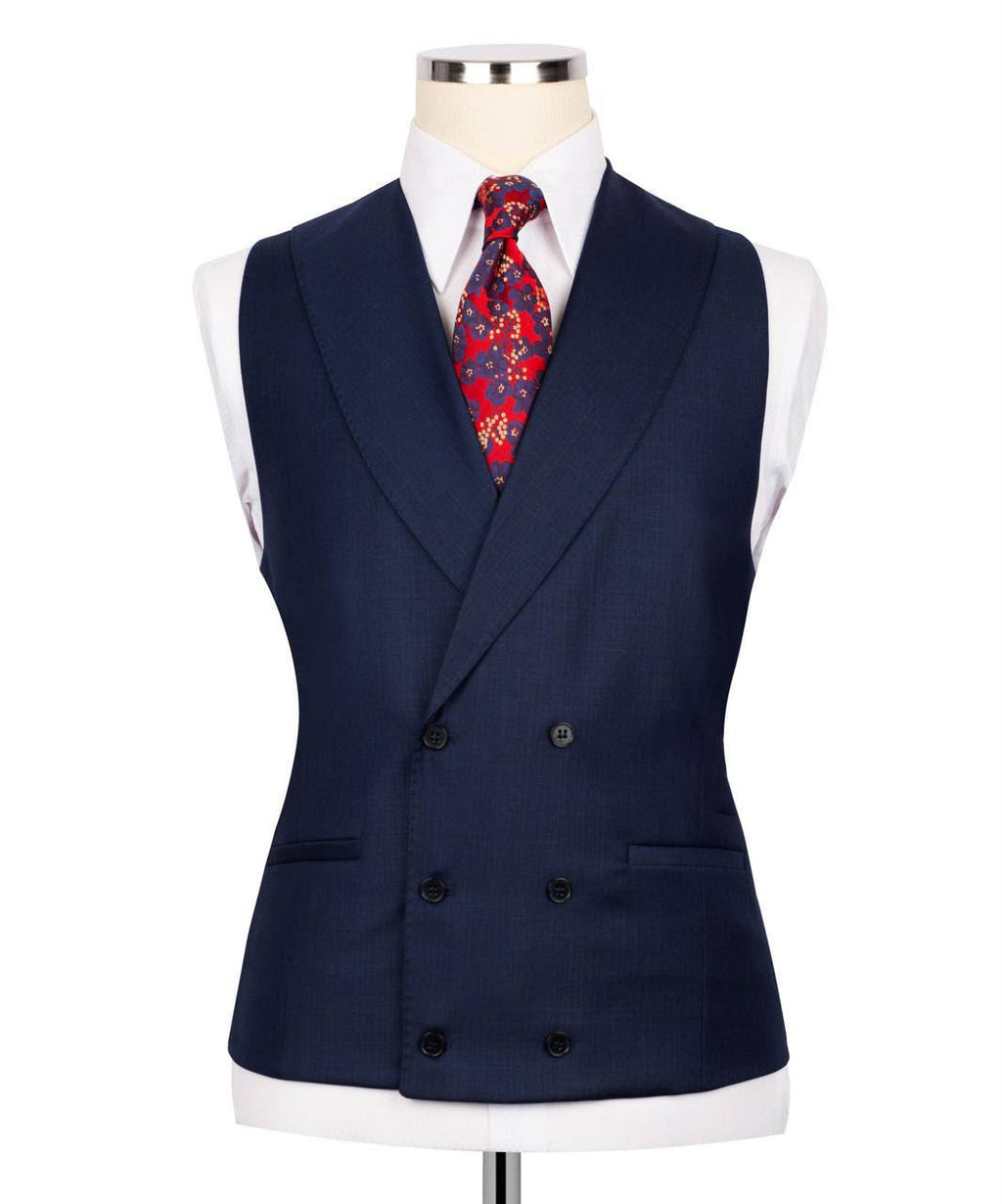 Classic 3-Piece Navy Suit Set for Men