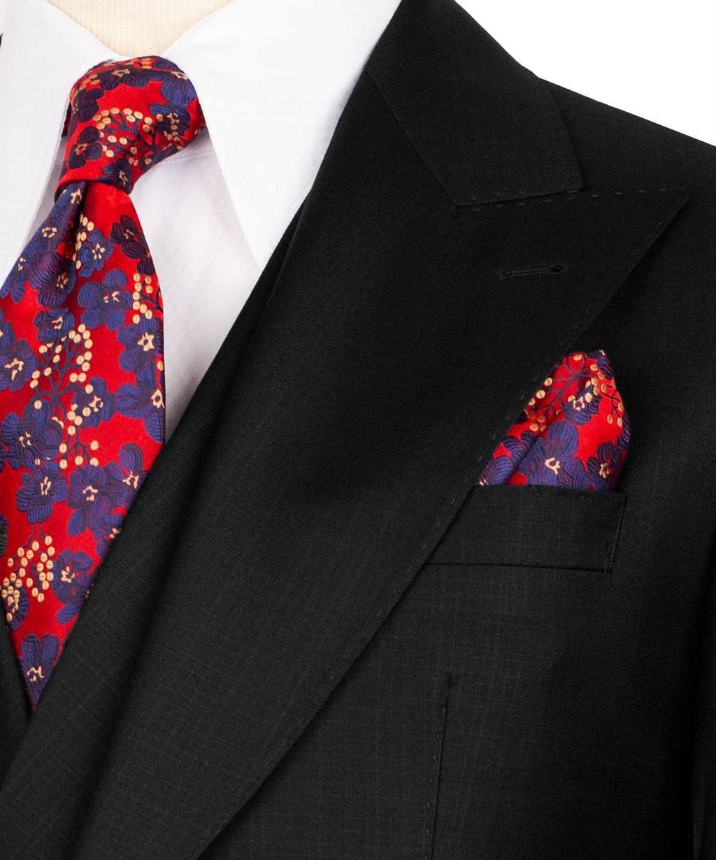 Classic 3-Piece Black Suit Set for Men