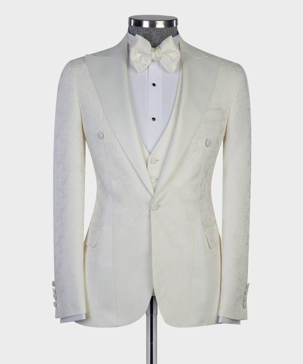 Exclusive Cream Tuxedo,3 Piece