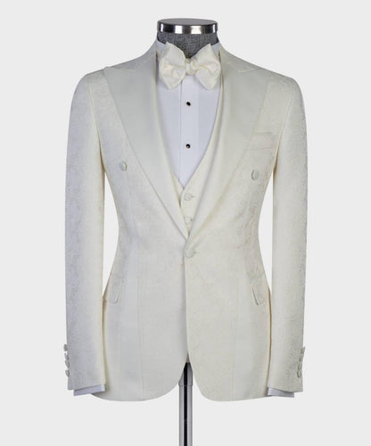 Exclusive Cream Tuxedo,3 Piece