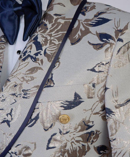 Floral Design 2 Piece Tuxedo