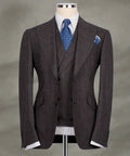 3-piece suit set, men's formal suit, grey wedding suit, classic tuxedo for men, prom suit, grey event suit, peak lapel blazer, designer men's tuxedo.