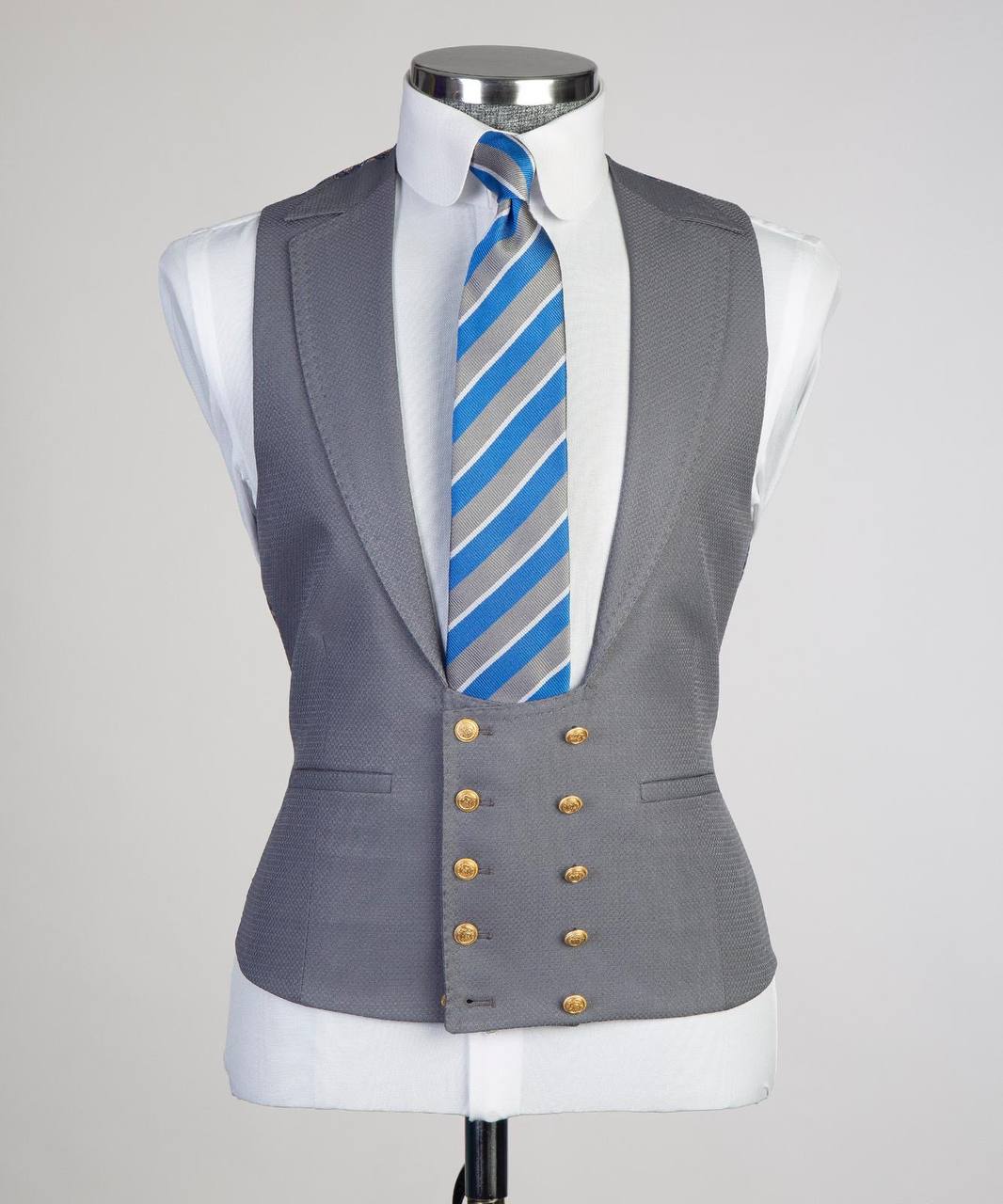 Men's Classic Suit -3 Piece Set -Grey