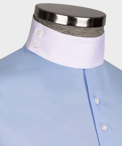 Chemise de smoking blanche pour homme Pleaded- RD