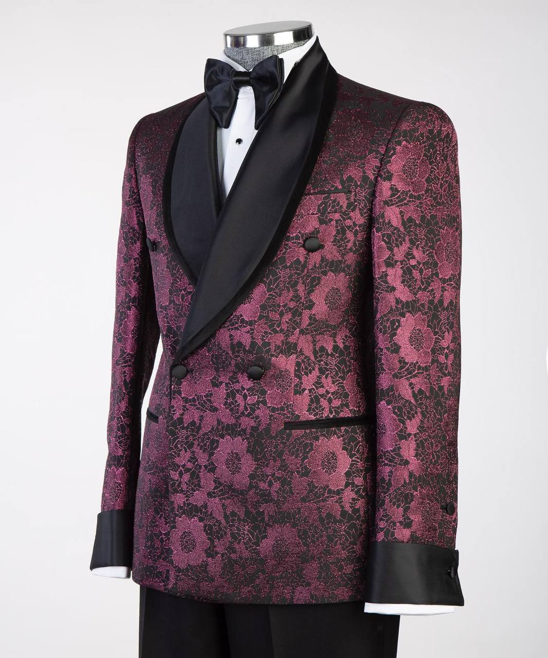 Floral Design Tuxedo Pink-Black