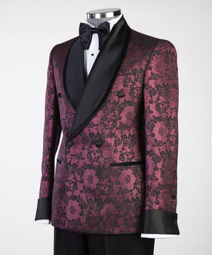 Floral Design Tuxedo Pink-Black