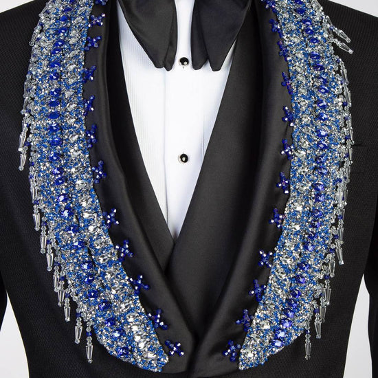 stone stitched-tuxedo-custom designed-