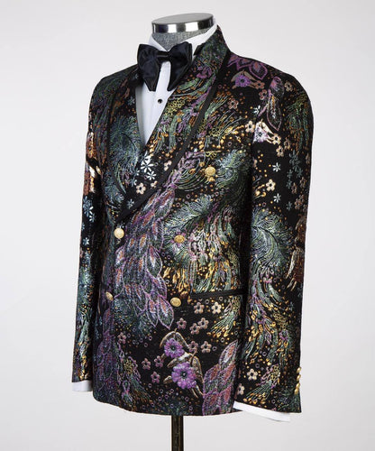 Floral Design 2 Piece Tuxedo