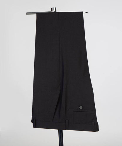 Shawl Design Double Breasted Black Suit