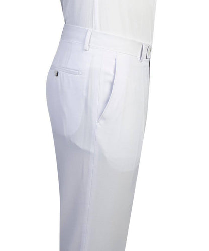 Men's 2 Piece White Safari Suit