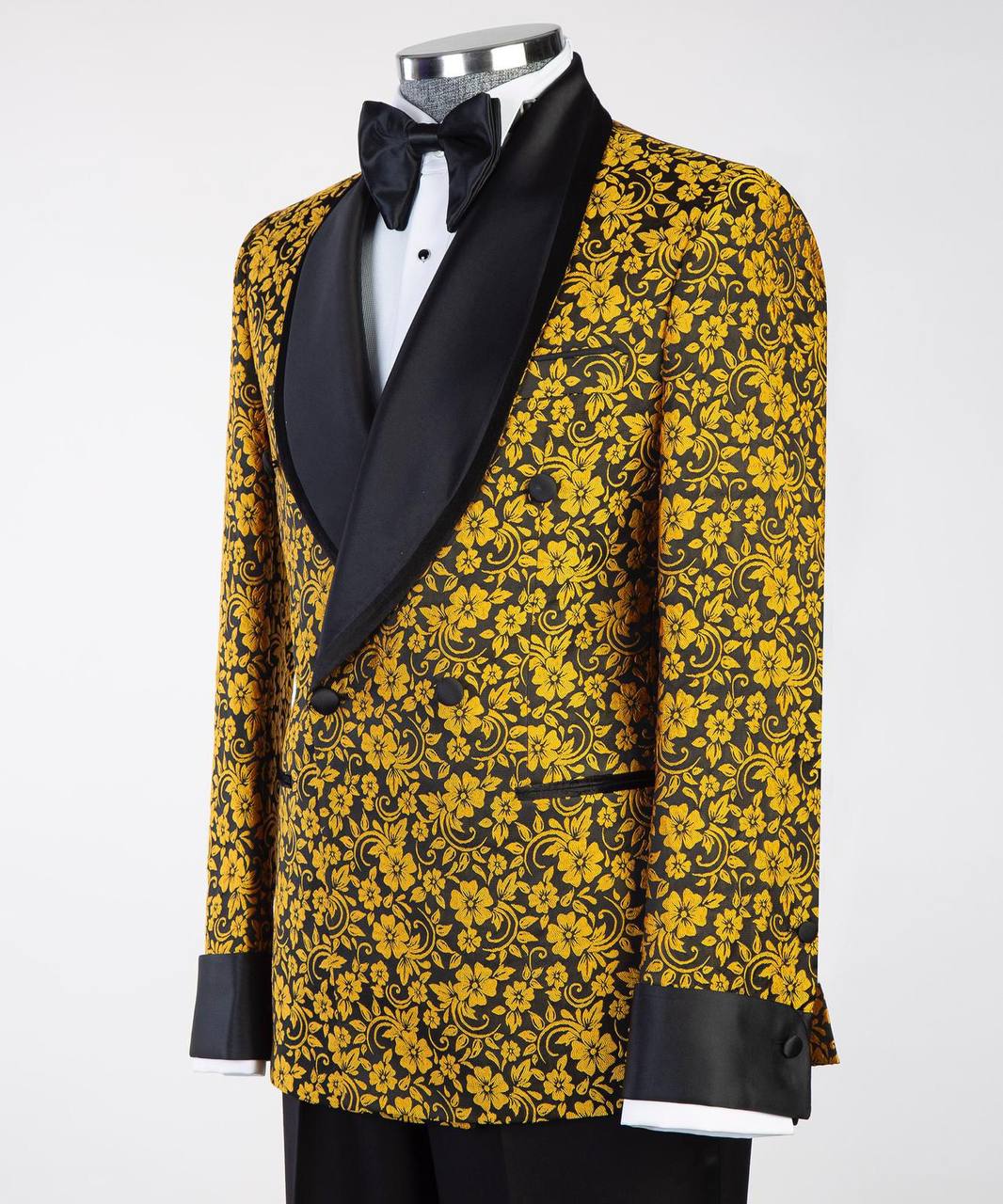 Floral Design Tuxedo Yellow-Black
