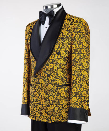 Floral Design Tuxedo Yellow-Black