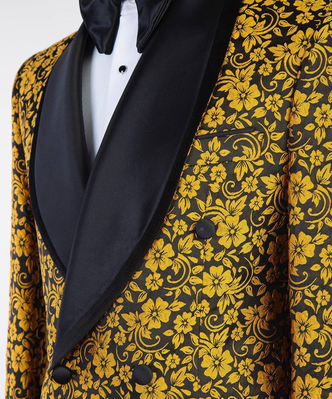 Floral Design Tuxedo Yellow-Black