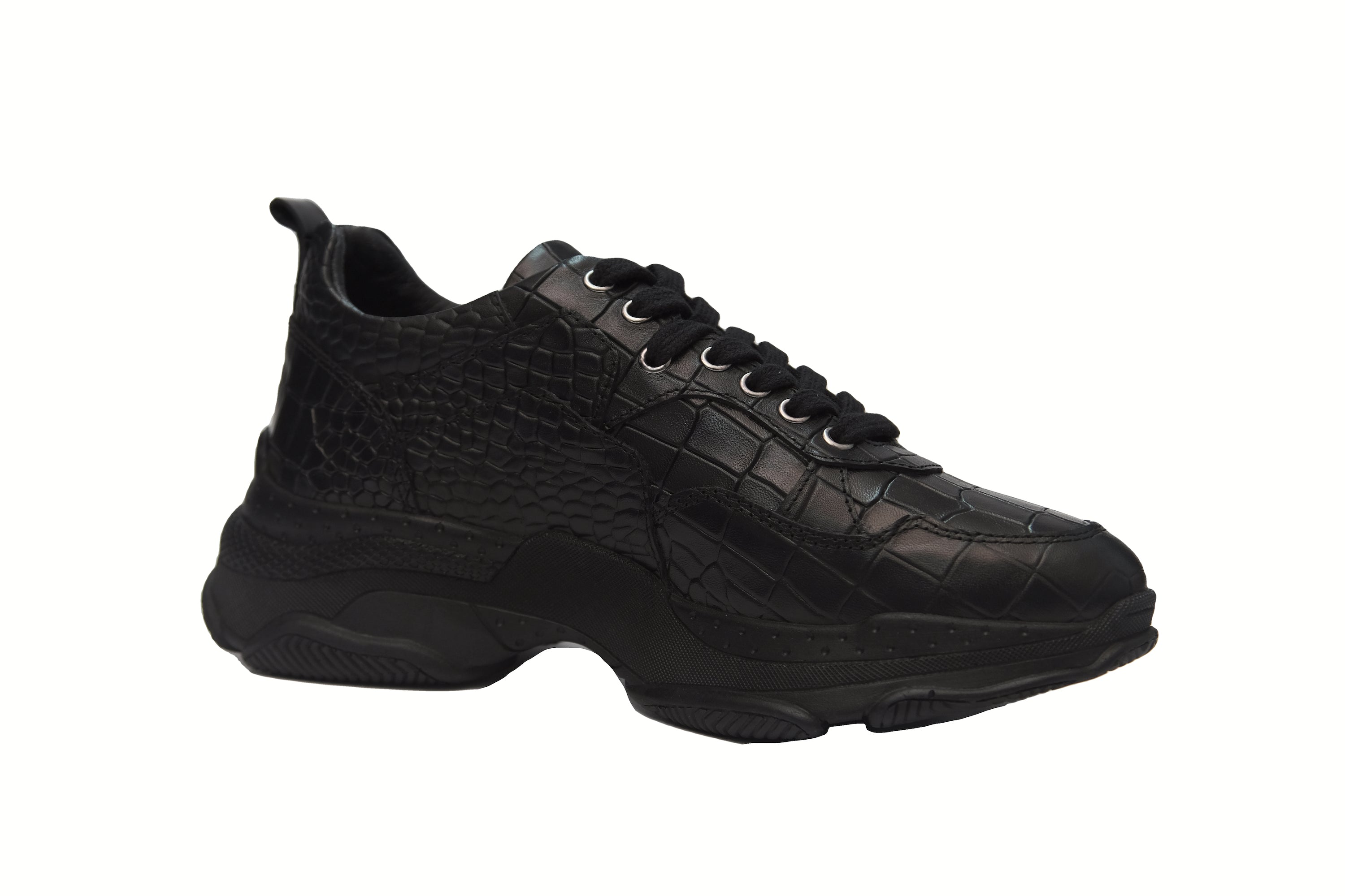 Freizeitschuh handgefertigt, Echtes Leder, leichte Sohle Herrenschuhe 10795 Schwarz