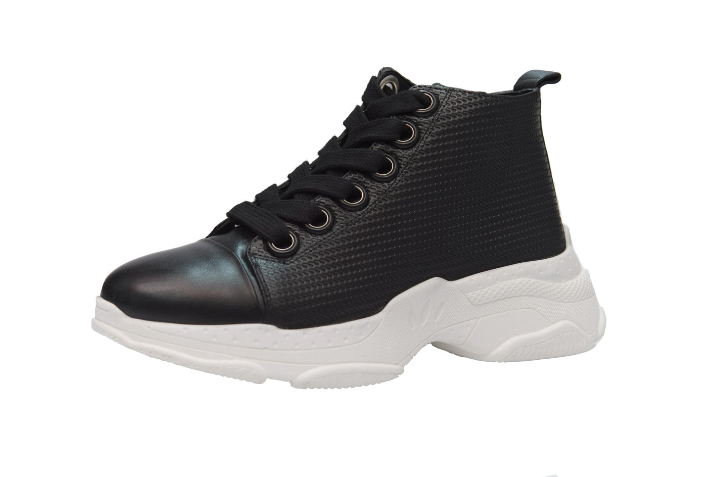 Casual, Handmade, Comfortable, Genuine Leather Light Sole Mens Boots 11158 Black