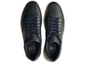 Casual, Handmade, Genuine Leather Mens Shoes 12264 Dark Navy
