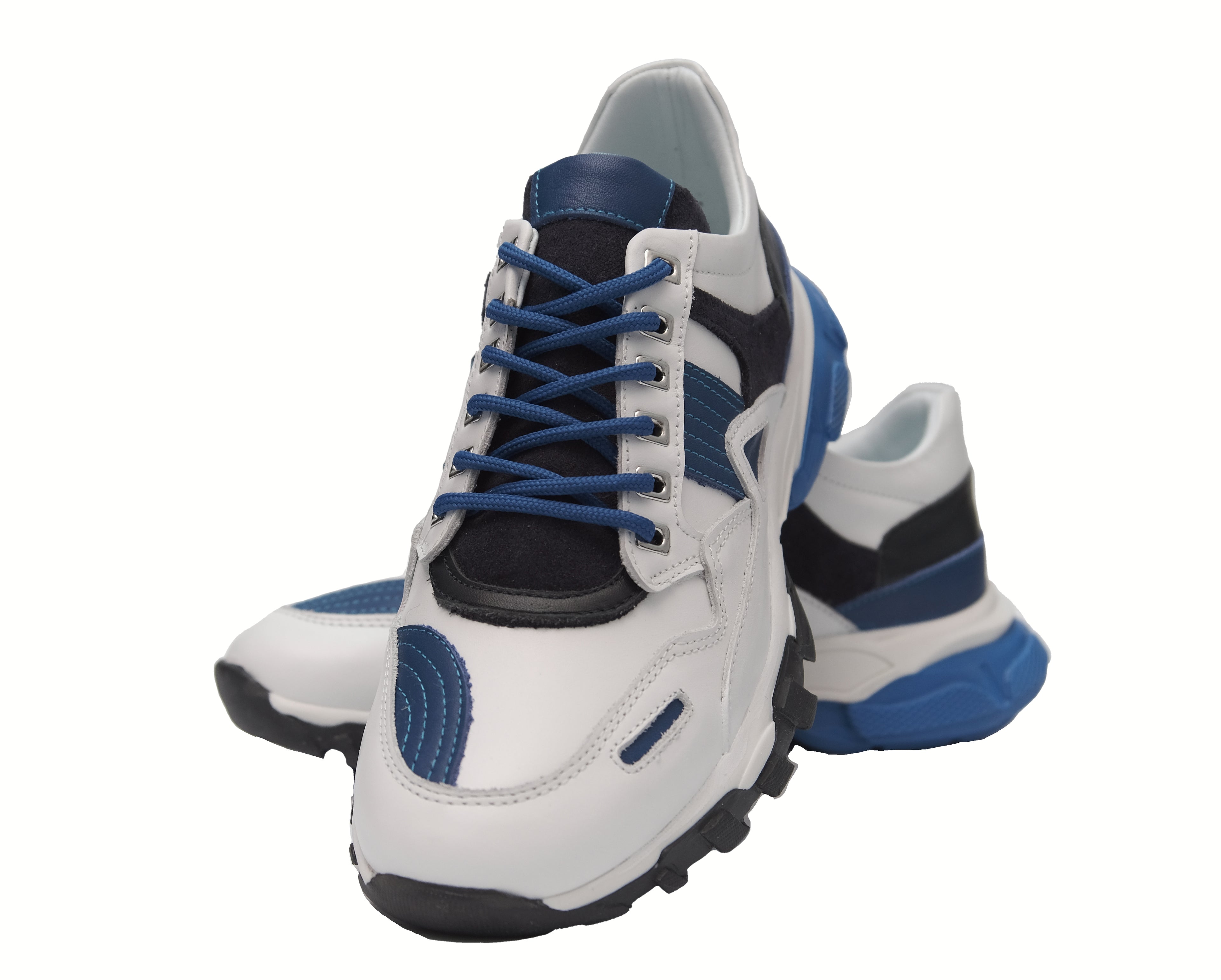 Lässige Handgemachte Herren-Sneaker aus echtem Leder 12373
