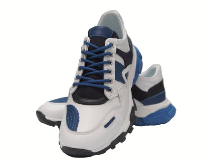 Casual Handmade ,Genuine Leather ,Mens Sneakers 12373