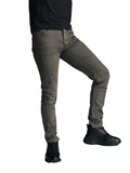 Slim Fit Mens Jeans Olive Comfortable Cotton 7266